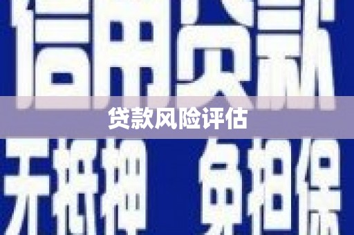 衡阳贷款风险评估