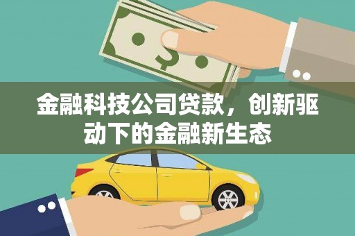 衡阳金融科技公司贷款，创新驱动下的金融新生态