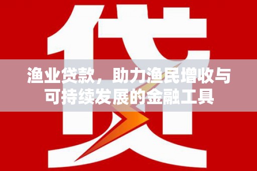 衡阳渔业贷款，助力渔民增收与可持续发展的金融工具