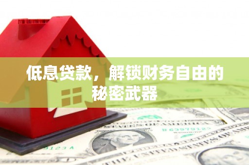 衡阳低息贷款，解锁财务自由的秘密武器