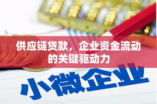 衡阳供应链贷款，企业资金流动的关键驱动力