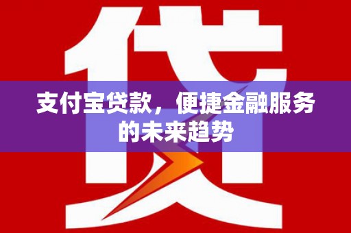 衡阳支付宝贷款，便捷金融服务的未来趋势