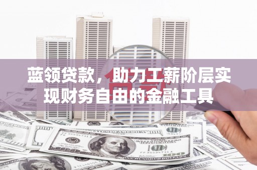 衡阳蓝领贷款，助力工薪阶层实现财务自由的金融工具