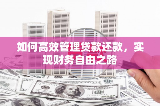 衡阳如何高效管理贷款还款，实现财务自由之路