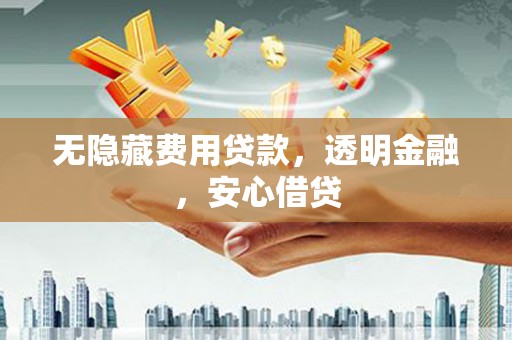 衡阳无隐藏费用贷款，透明金融，安心借贷
