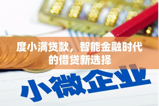 衡阳度小满贷款，智能金融时代的借贷新选择