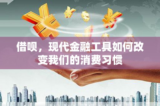 衡阳借呗，现代金融工具如何改变我们的消费习惯