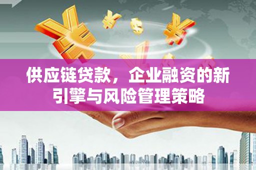 衡阳供应链贷款，企业融资的新引擎与风险管理策略