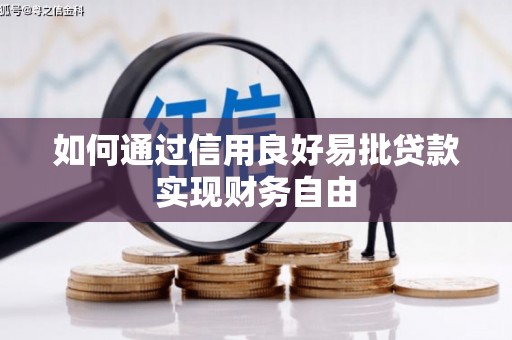 衡阳如何通过信用良好易批贷款实现财务自由