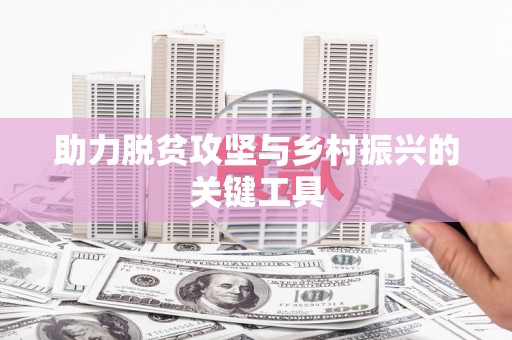 衡阳助力脱贫攻坚与乡村振兴的关键工具