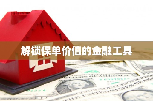 衡阳解锁保单价值的金融工具